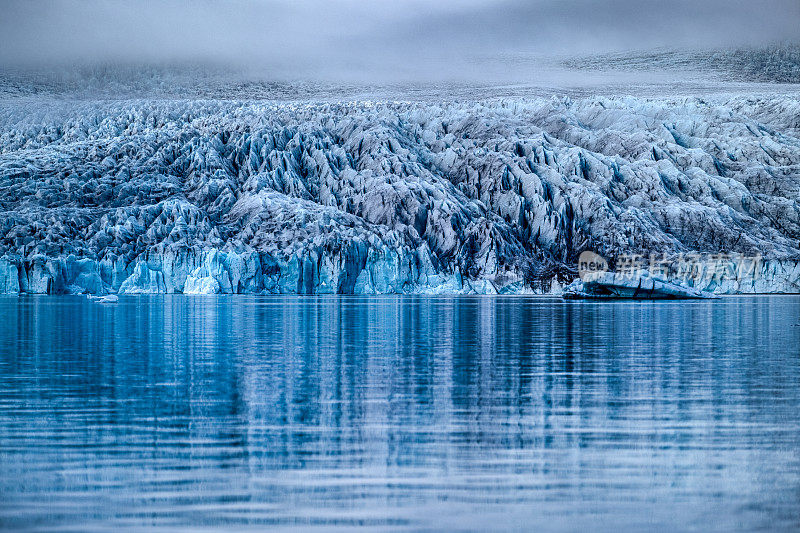 Jökulsárlón Glacial Lagoon on South Coast of Iceland